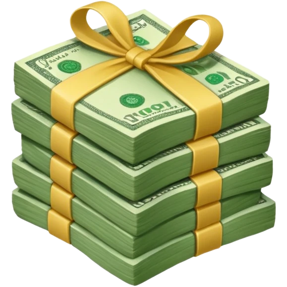 Small money stack emoji