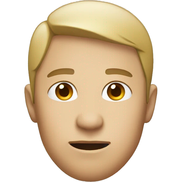 Blank face looking to one side emoji