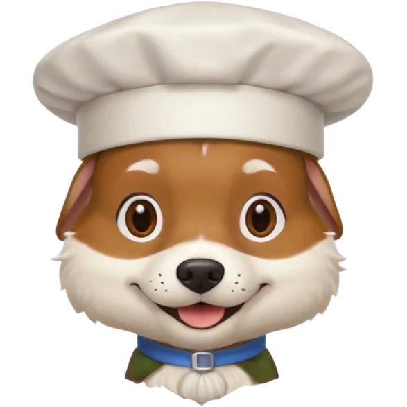 chef dog emoji