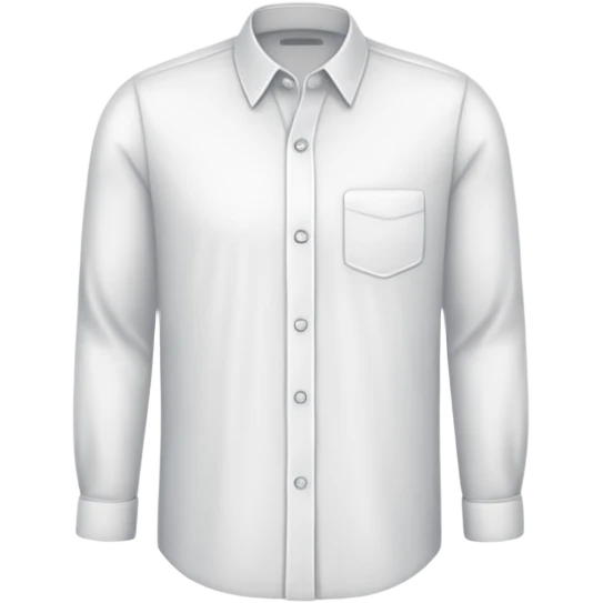 plain shirt emoji