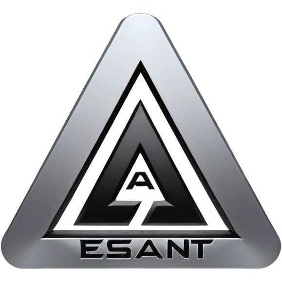 Logo with a L and a M team esport emoji