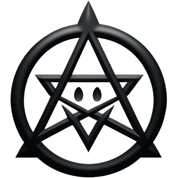 crea un emoji di  un simbolo tatuagio collegato a  lucifero


 emoji
