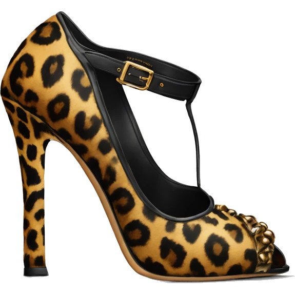 Leopard heels Tom Ford emoji