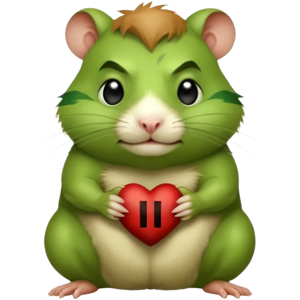 Diabolical hulk hamster saying the words I’m terry emoji