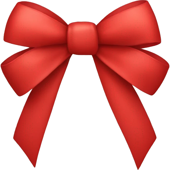 red bow emoji