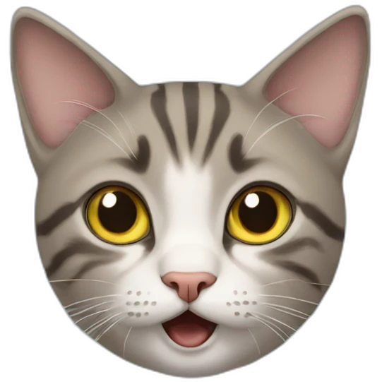 Cat surprised emoji
