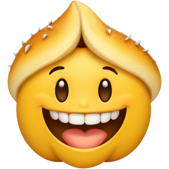 Emoji de pele preta com aparelho dentário bragets com os dentes a mostra bem amarelo emoji