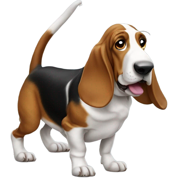 basset hound twerking emoji