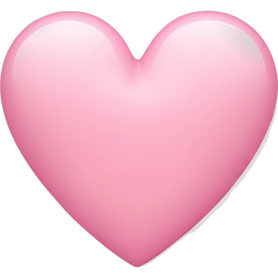 baby pink heart emoji