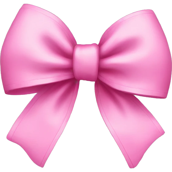 pink bow emoji