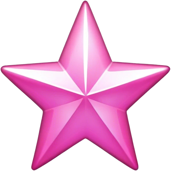 pink start like from logo of NFL steelers  emoji