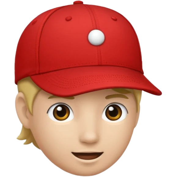 Red baseball cap emoji