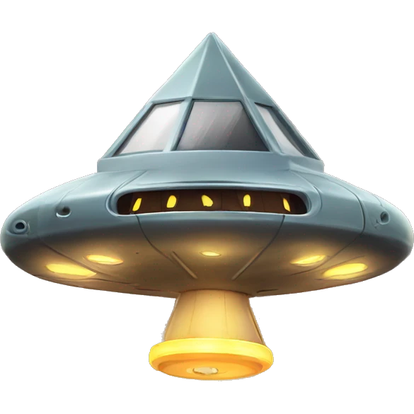 UFO alien spaceship birdhouse  emoji
