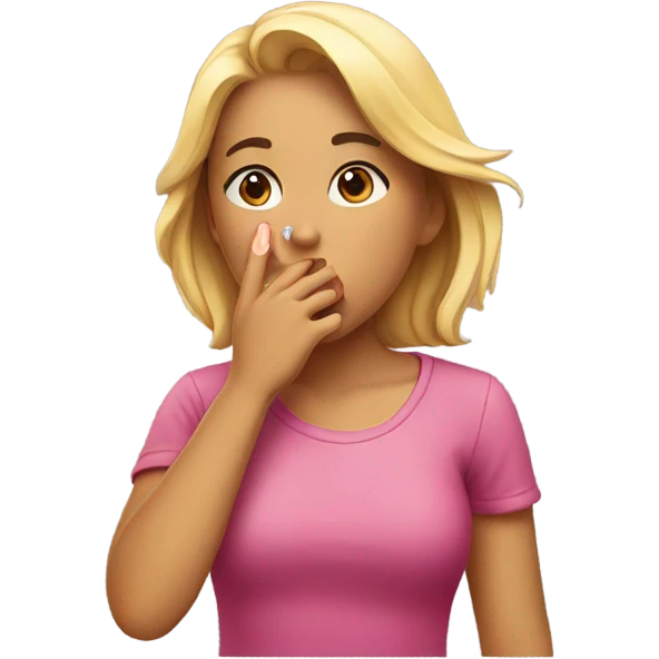 Girl blowing kiss  emoji