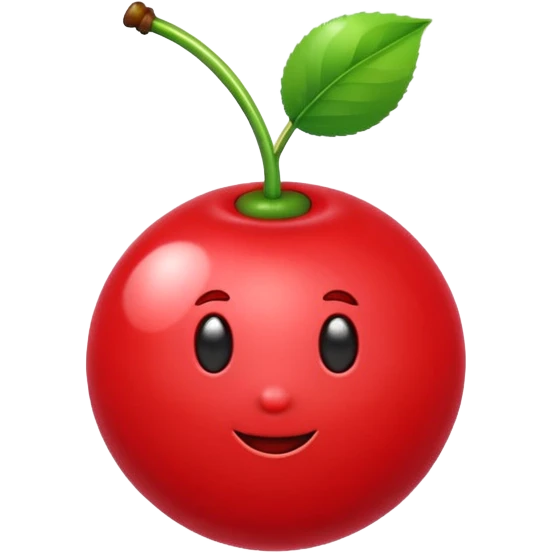 A cute Cherry that is a  bomb emoji