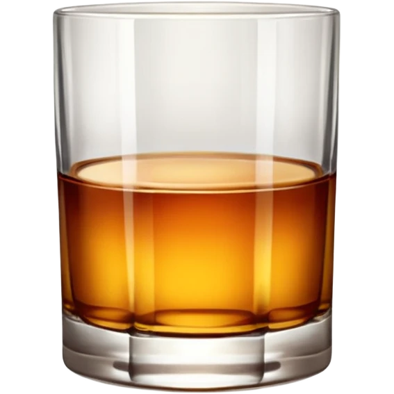 glass of whiskey, no splashes emoji
