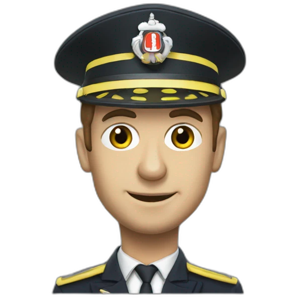 macron en pompier emoji