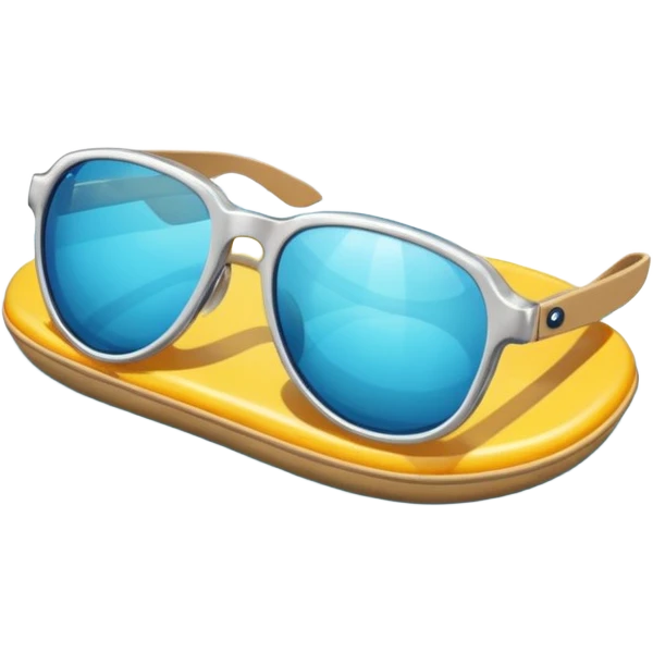 Shoe with sunglasses swimming emoji