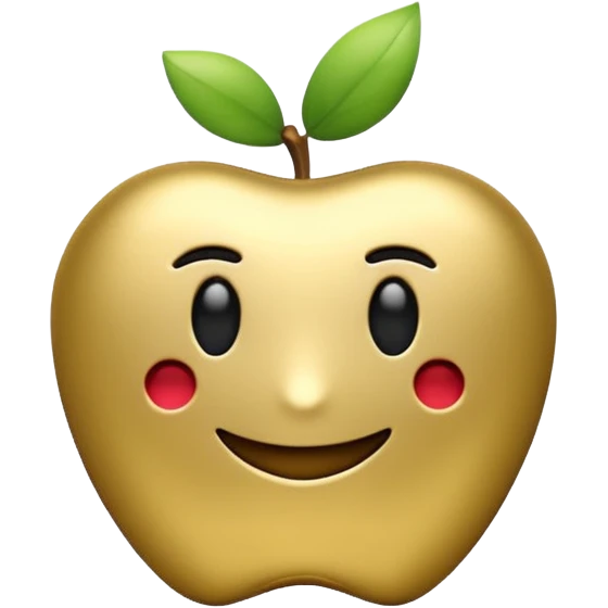apple-style 3d emoji of a sleek black and gold card emoji