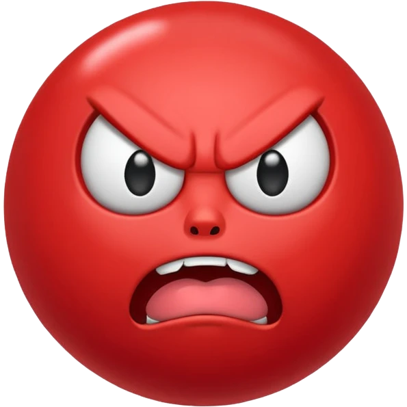 gum adel angry mad and red emoji