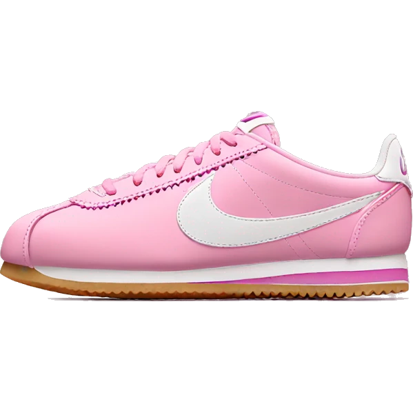 nike cortez pink emoji