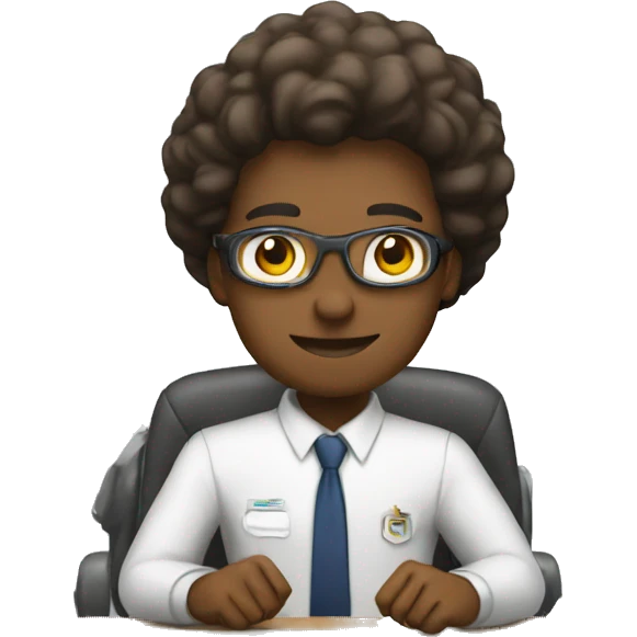 Team of hard working emoji