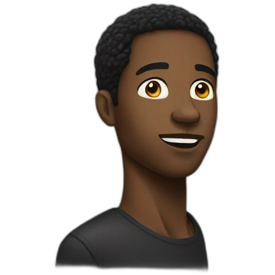 Black man emoji