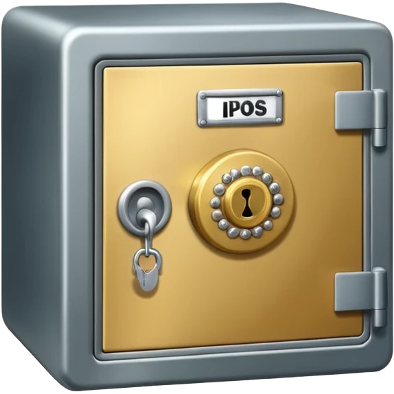 safe deposit box in a bank emoji