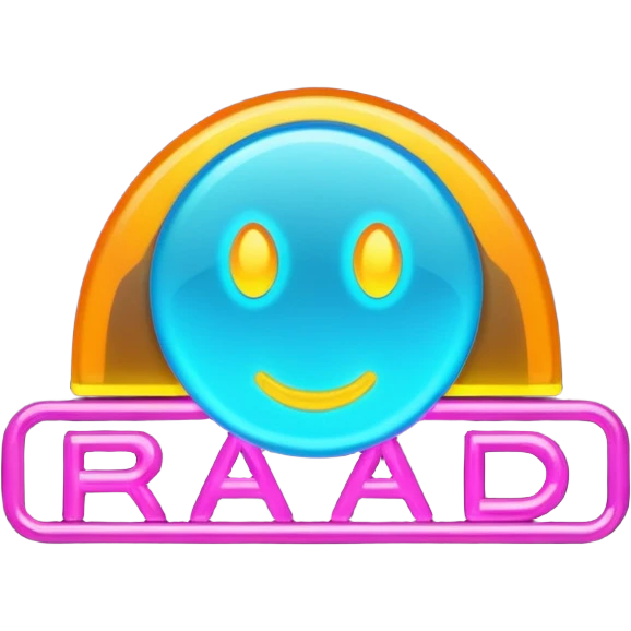  a neon sign that says RAID emoji