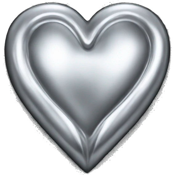 Chrome heart emoji