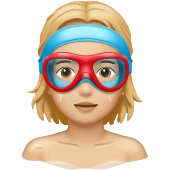 alat muka berenang emoji