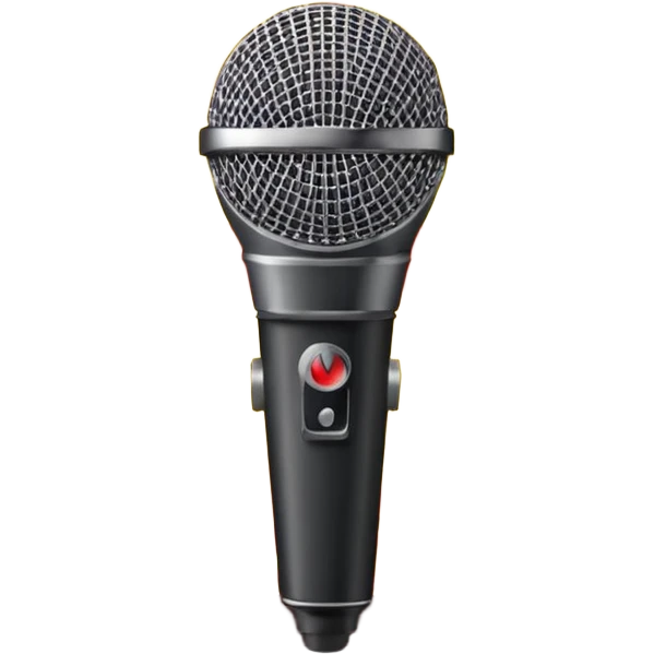 give me a microphone on fire with the text MC in front of it emoji