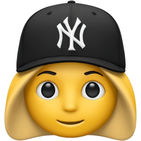 Cappellino New Era New York nero emoji