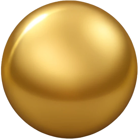 Gold image in professional look emoji