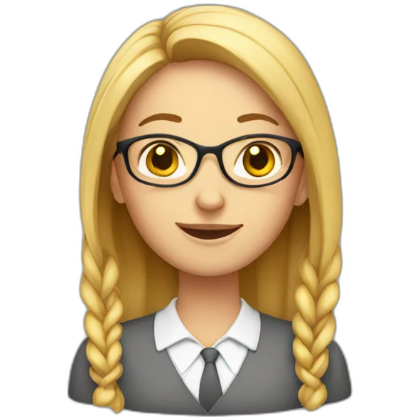 English teacher girl emoji