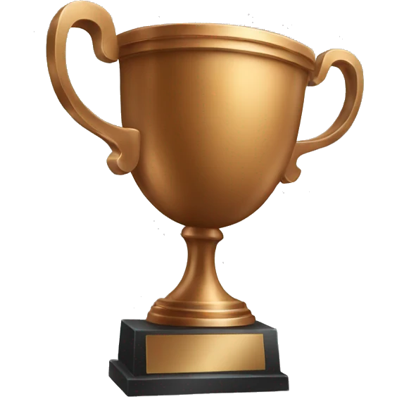 bronze trophy emoji