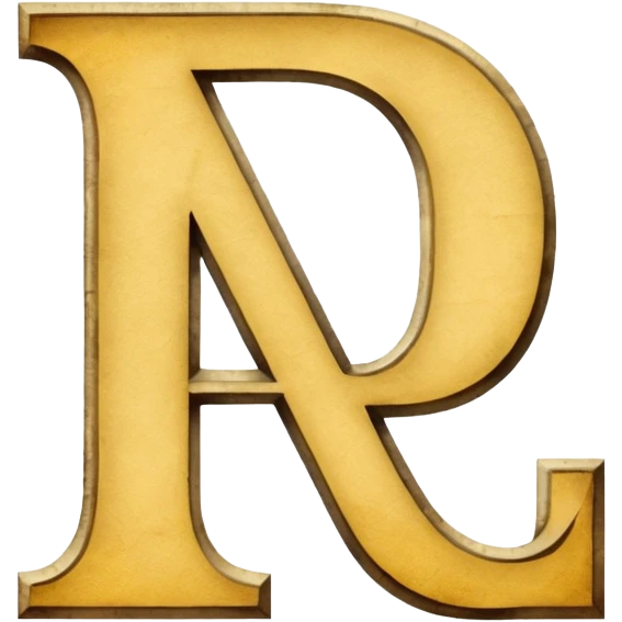 VINTAGE Paper Letters emoji