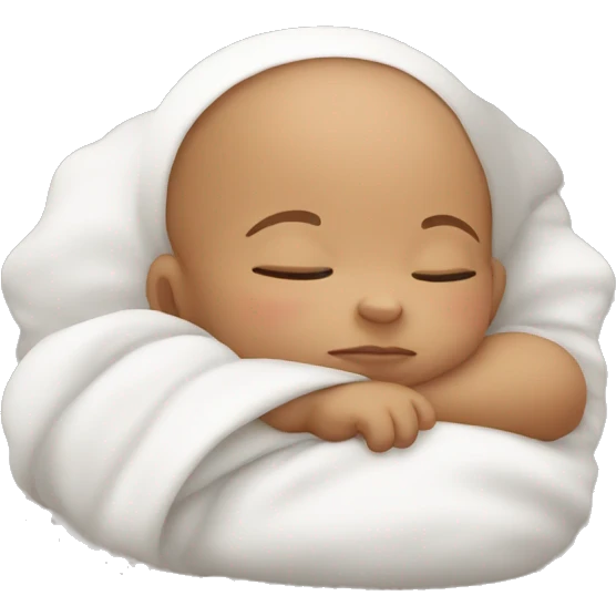 Sleeping baby emoji