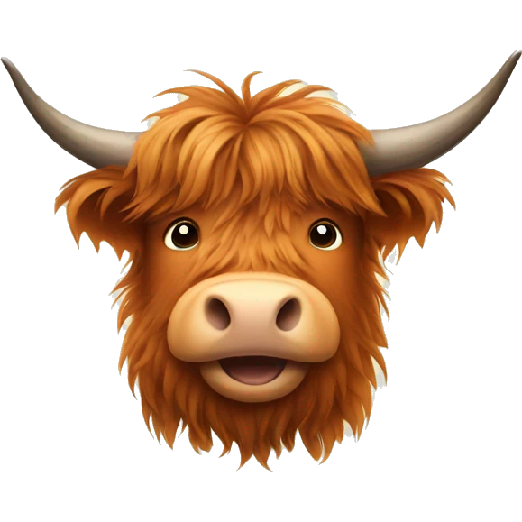 Highland cow emoji