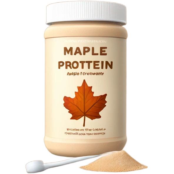 protein powder maple flavour emoji