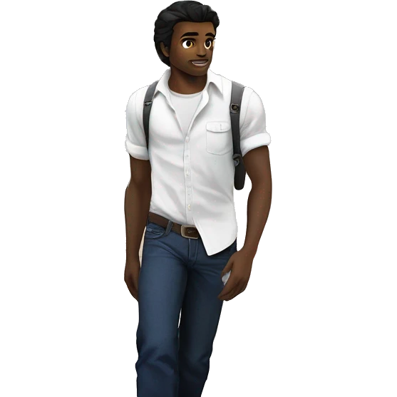 walking by the pool emoji