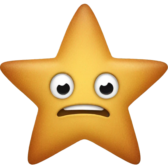 Star with face emoji