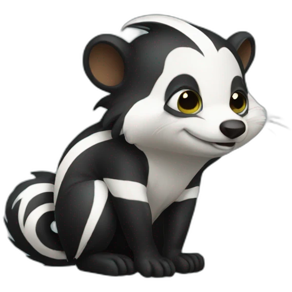 Stink skunk emoji