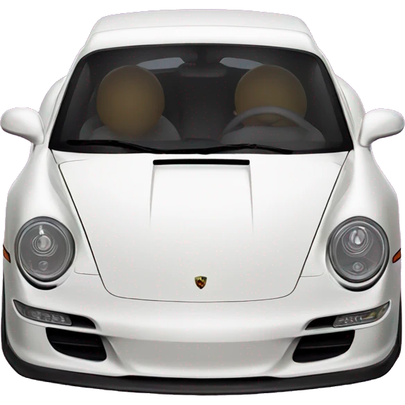 Porsche with néon background emoji