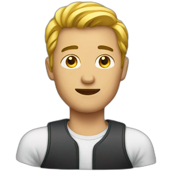 man with a magnet emoji