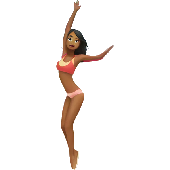 girl under blue sky emoji