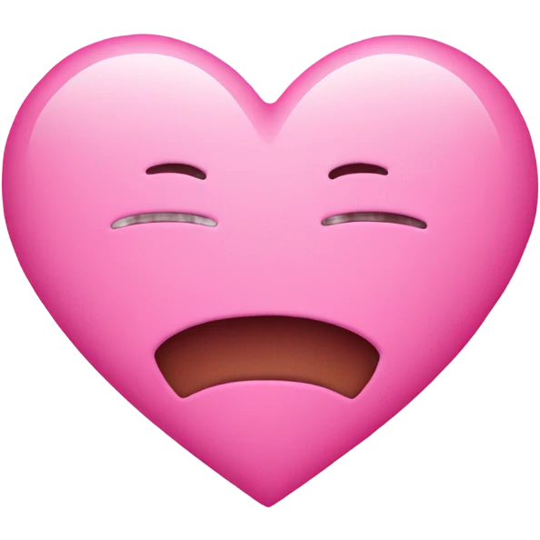 Pink heart emoji