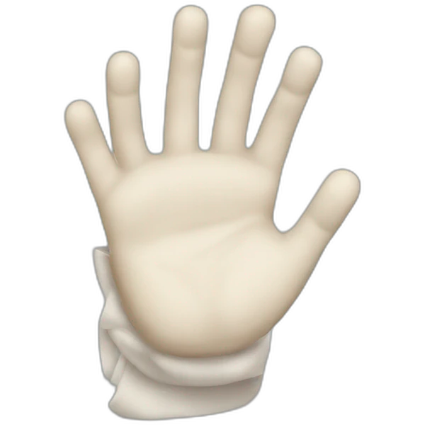 Hand In a Cast emoji
