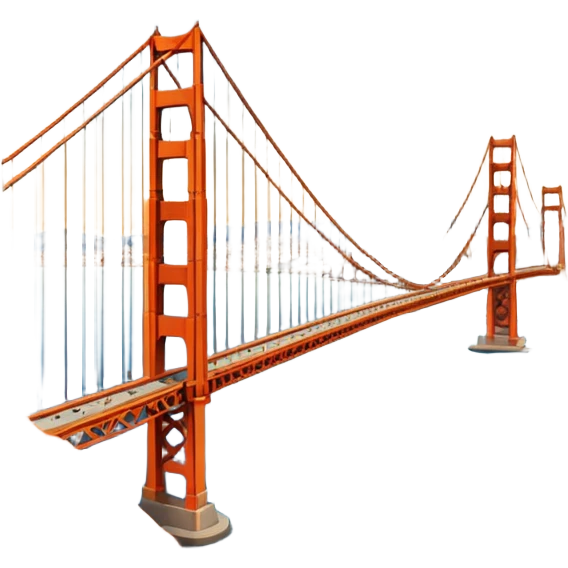 Golden Gate Bridge 🌉 in frame emoji