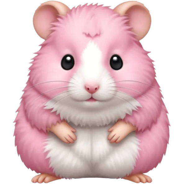 Pink hamster emoji